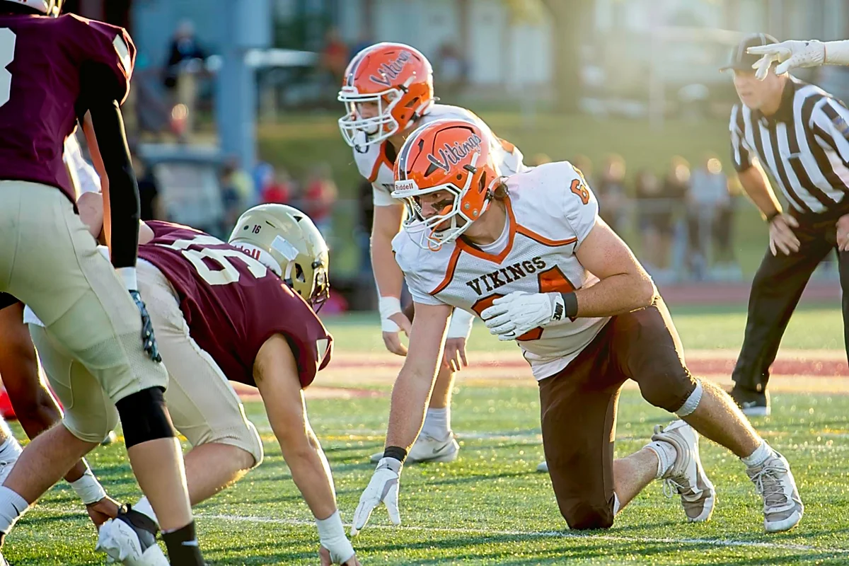 DL getting set for the play