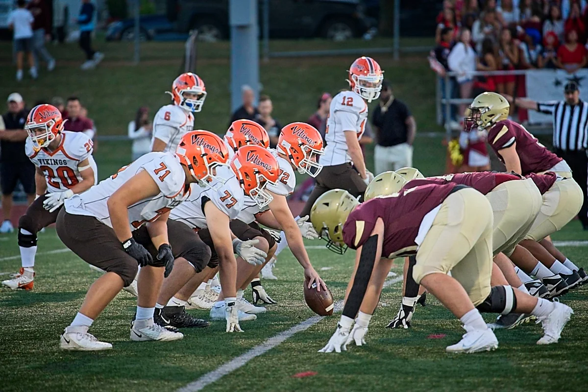 Vikings offense all set