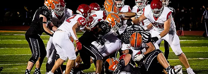 Perkiomen Valley Vikings making the tackle