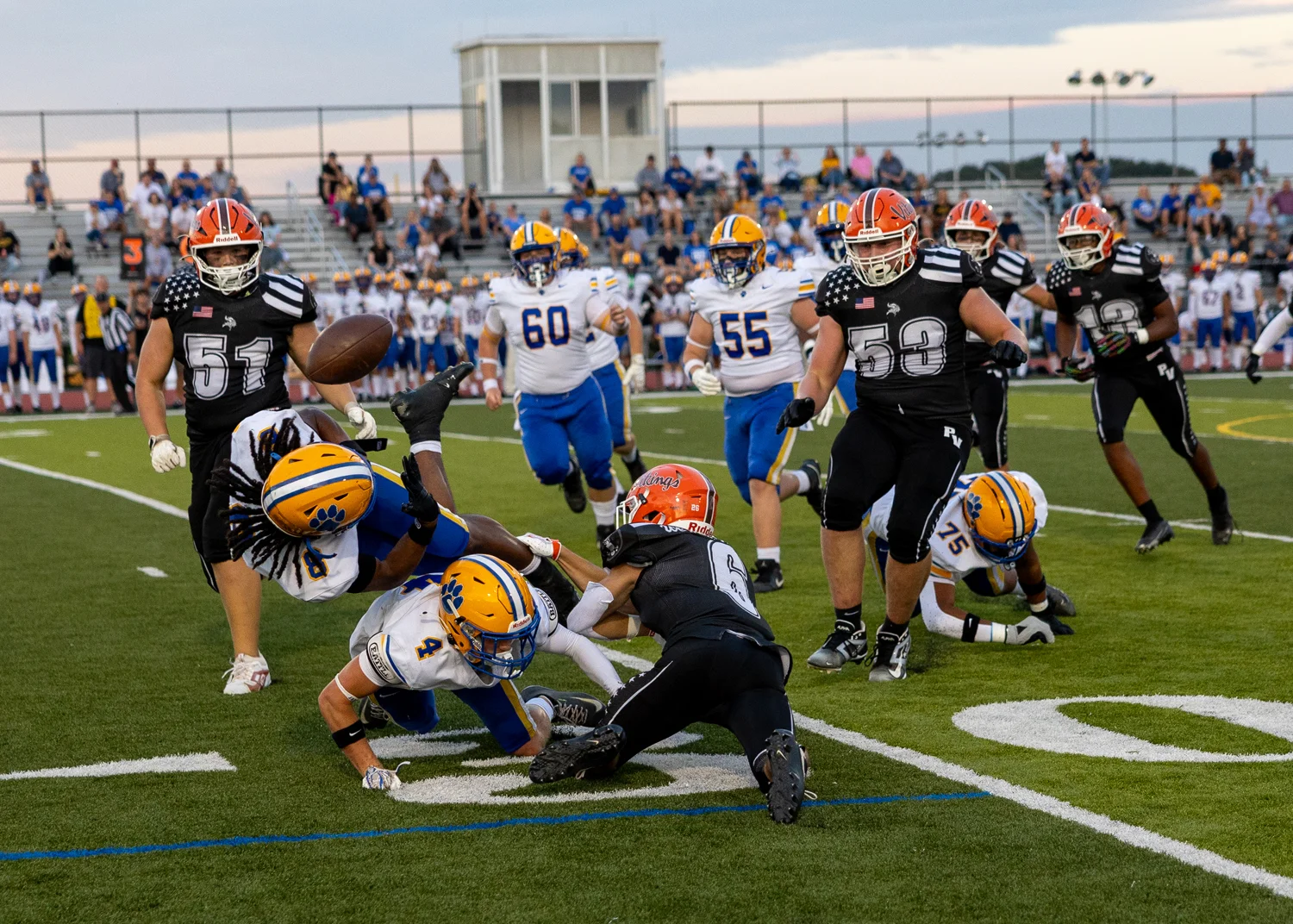 DB causing the fumble