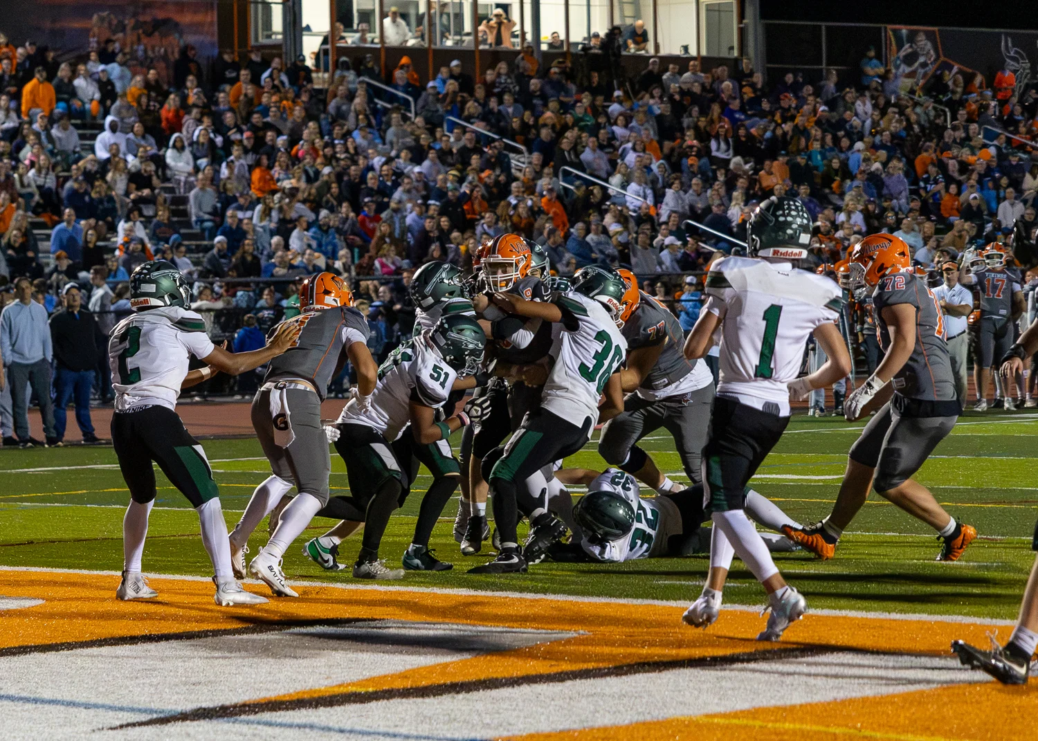 Pushing for the TD